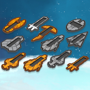 Voidfall: Plastic Double-Layered Ship Pack