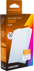 Koszulki na karty Gamegenic: Tarot (73x122 mm) - Clear - 50 sztuk
