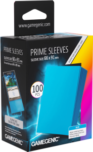 Koszulki na karty Gamegenic: Prime Sleeves (66x91 mm) - Blue - 100 sztuk