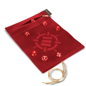 Enhance - Tabletop Roll on a Scroll Bag (etui + zestaw kości) - Red