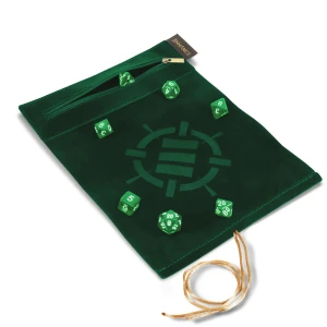 Enhance - Tabletop Roll on a Scroll Bag (etui + zestaw kości) - Green