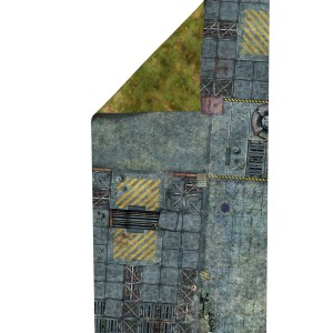 Mata lateksowa dwustronna: Upadłe Miasto 183 x 91,5 cm / 72"x36"