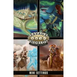Savage Worlds Adventure Edition: Game Master Screen & Mini Settings
