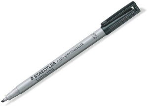 Staedtler: Lumocolor - Marker niepermanentny B - czarny