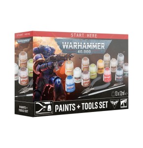 Warhammer 40,000: Paints + Tools Set (2026  edition)