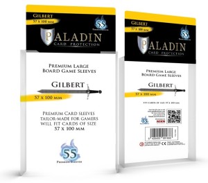 Card sleeves Paladin - Gilbert 57x100 mm