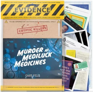 Cryptic Killers:  Murder at MediLuck Medicines