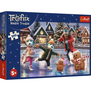 Puzzle 100 Treflik Family - Bert in Christmas Baubles