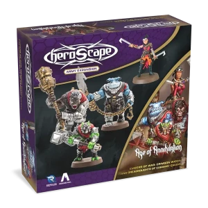 Heroscape: Crimson Widow and Dreadnoughts of Caraway Cavern Army Expansion