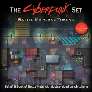 Cyberpunk Red Set: Battle Maps and Tokens