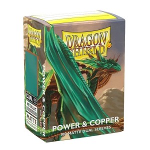 Card sleeves Dragon Shield Matte Dual - Power & Copper - 100 pcs