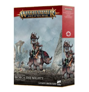 Ogor Mawtribes: Morga the Mighty – Overtyrant / Tyrant on Glutthorn (Warhammer: Age of Sigmar)