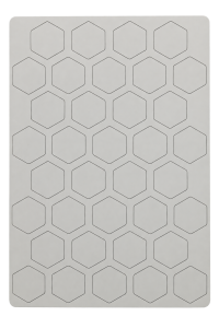 Czysty kafelek hex 13mm w wyprasce (36 sztuk)