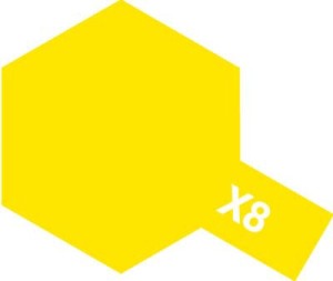 Tamiya Color Mini: X-8 - Lemon Yellow