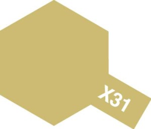 Tamiya Color Mini: X-31 - Titanium Gold