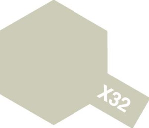 Tamiya Color Mini: X-32 - Titanium Silver