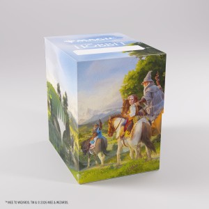 Pudełko na karty Gamegenic Magic the Gathering - The Hobbit - Soft Crate 80+ - Leaving Hobbiton/Troop of Ponies