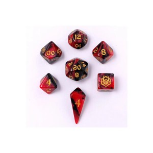 Zestaw kości: Mini Polymer RPG- Blood Pact