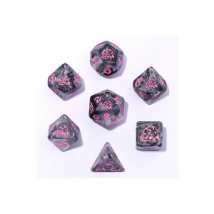 Zestaw kości: Wyrmforged Rollers RPG - Opossum-Grey