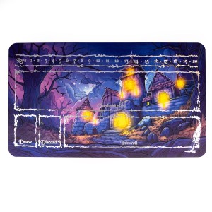 Mata do gry Lorcana: Tajemny Zamek 61x35,5 cm (srebrna siatka)