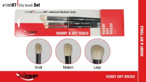 Mirage Hobby: Zestaw pędzli Dry Brush