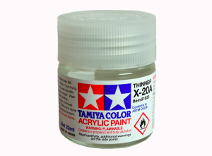 Tamiya Color Mini: X-20A Acrylic Thinner (23 ml)