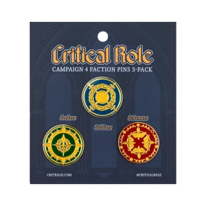 Critical Role Campaign 4 Faction Pins 3-Pack