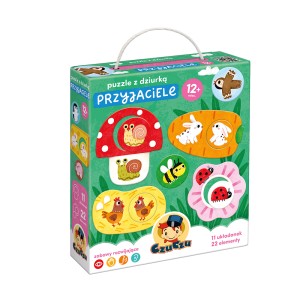 CzuCzu: Puzzle z dziurką Przyjaciele 12m+
