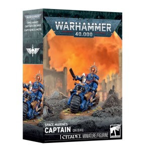 Space Marines: Captain on Bike (Warhammer 40,000)