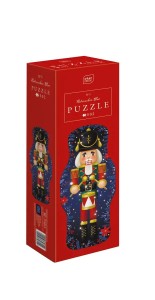 Puzzle 502 Shape Christmas Nutcracker Blue
