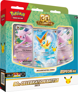 Pokémon TCG: 30th Celebration - Battle Deck - Espeon ex (limited to 2 per person)