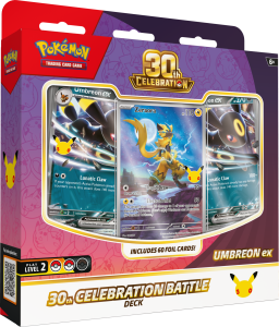 Pokémon TCG: 30th Celebration - Battle Deck - Umbreon ex (limited to 2 per person)