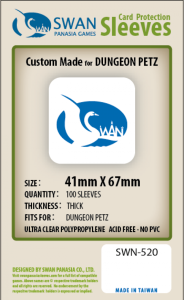 Koszulki na karty Swan Panasia 41x67 mm thick (grube) 100 sztuk
