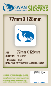 Koszulki na karty Swan Panasia 77x128 mm thick (grube) 50 sztuk