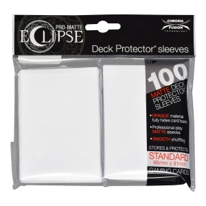 Koszulki na karty Ultra-Pro Pro-Matte Eclipse Arctic White 66x91 mm 100 sztuk (białe)