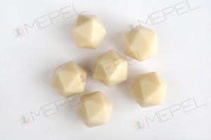 Kości Chessex - czysta kostka k20 Ivory