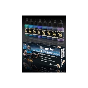 Scalecolor: SKY and ICE Blue Paint Set