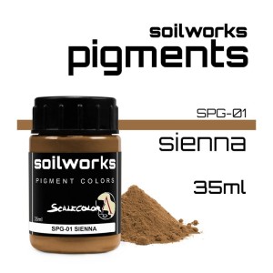 Scale75 Soil works: Sienna pigment