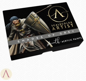 Scalecolor Artist: Shades of Grey Paint Set