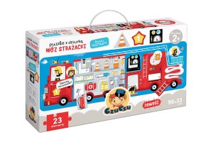 CzuCzu: Puzzle z dziurką - Wóz strażacki 2+