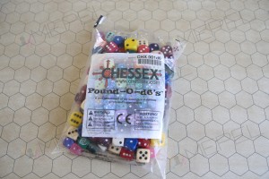 Kości Chessex - funt kości "Pound-o-d6's"