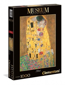 Puzzle 1000 Museum Collection: Klimt - Pocałunek