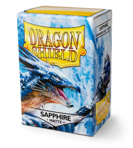 Koszulki na karty Dragon Shield Matte - sapphire - 100 sztuk