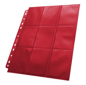 Strona do klasera Ultimate Guard 18-Pocket Side-Loading - red