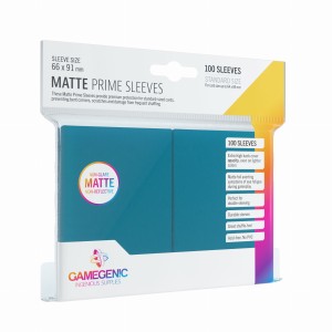 Koszulki na karty Gamegenic: Matte Prime CCG (64x89 mm) - Blue - 100 sztuk