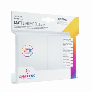 Koszulki na karty Gamegenic: Matte Prime CCG (64x89 mm) - White - 100 sztuk