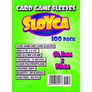 Sloyca card sleeves: Standard CCG (63.5x88 mm) 100 pcs
