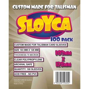 Sloyca card sleeves: Talisman (103x128 mm) 100 pcs