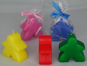 Carcassonne Candle - Meeple