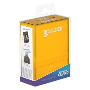Pudełko na karty Ultimate Guard Boulder Deck Case 40+ Amber